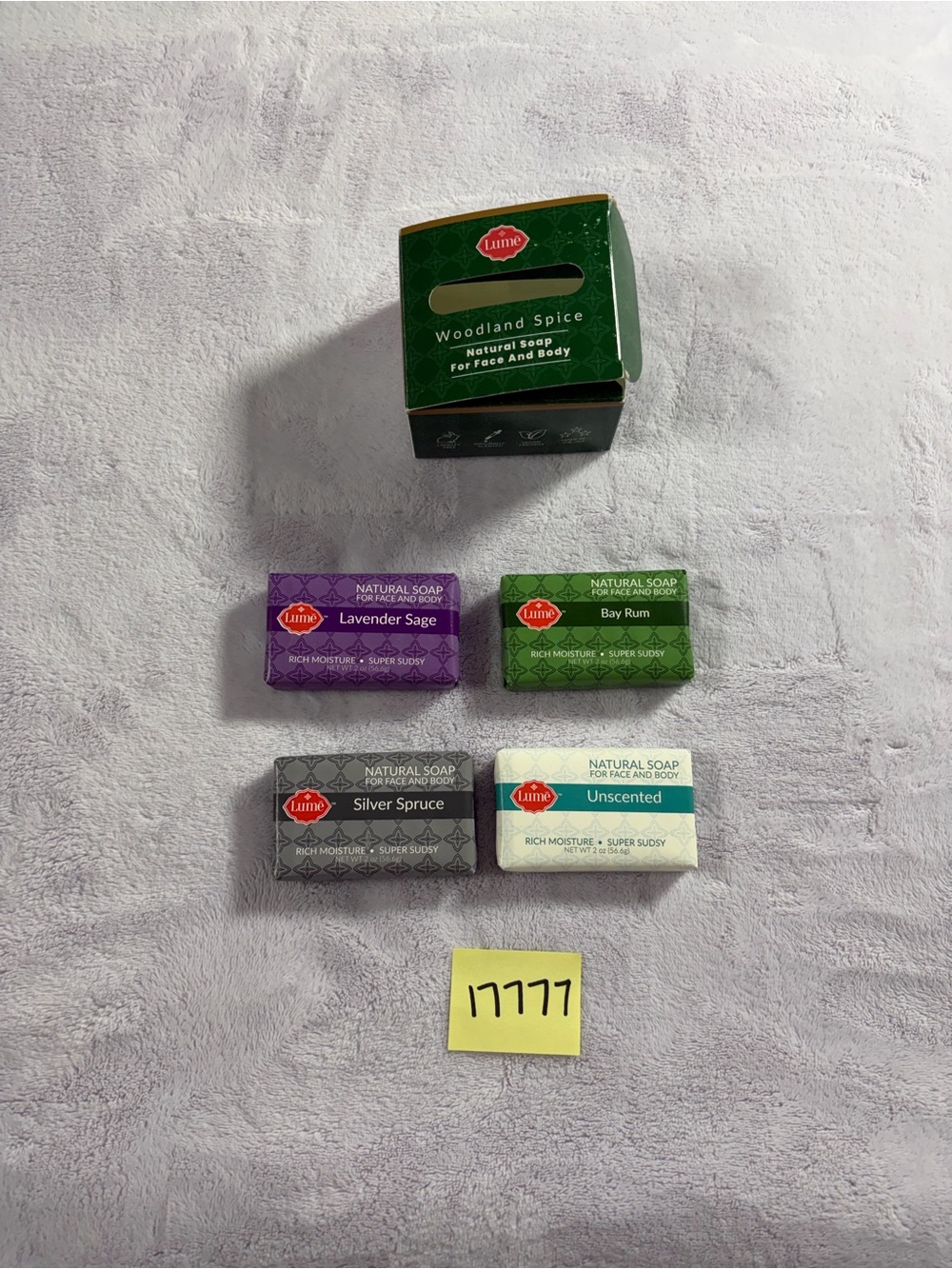 Lume Woodland Spice Soap Set of 4 Please see details